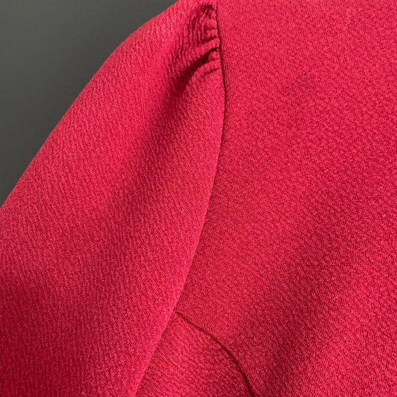 Women’s dressy or casual blazer/cardigan. Maroon/burgundy. Size L. EUC - Picture 5 of 6